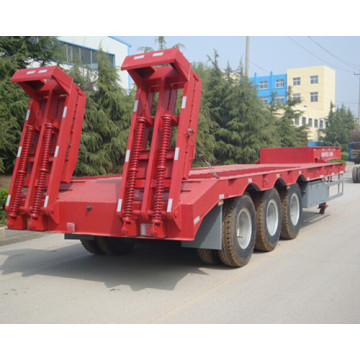 60tons 3-Axle Flatbed Semi Trailer